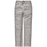 Pantalon en lin pour hommes Gris mélangé