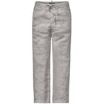 Pantaloni da uomo in lino Grigio melange