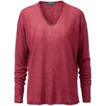 Ladies sweater V-neck Red