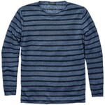 Herren-Strickpulli Mittelblau-Blau