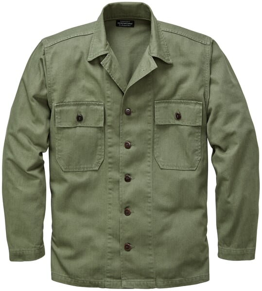 Herren-Baumwolljacke 1962 Oliv