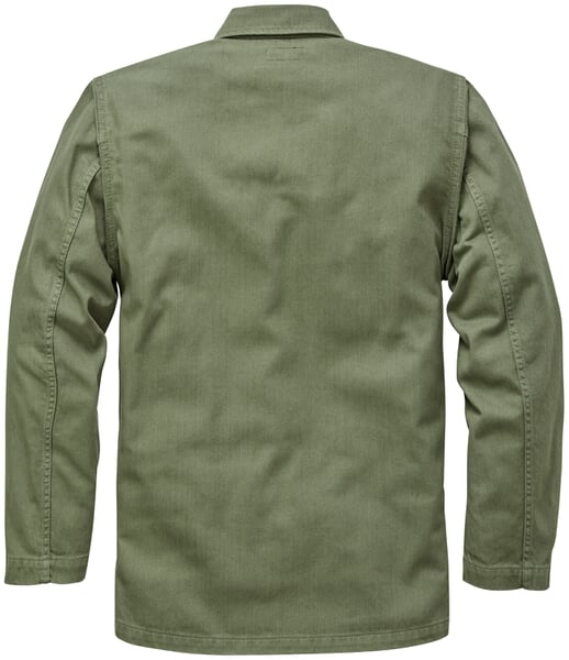 Katoenen herenjas 1962 Olive