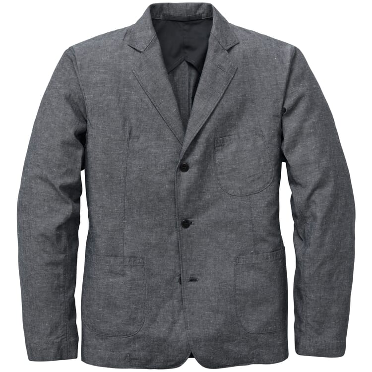 Men jacket Harvester 1927, Grey melange