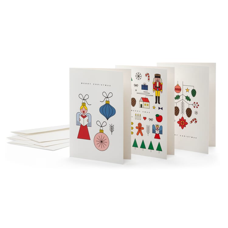 Christmas cards (3 pieces), Wimmel