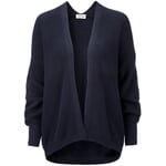 Cardigan femme côtelé Bleu foncé