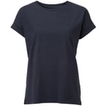 T-shirt en coton pour femme Bleu foncé