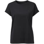 T-shirt en coton pour femme Noir