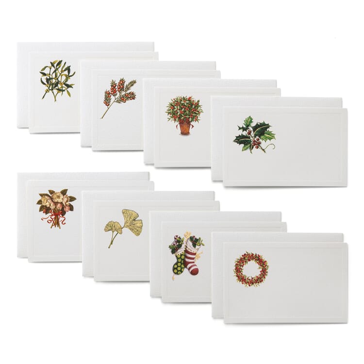 Small Christmas cards floral