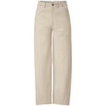 Pantalon femme taille haute Naturel