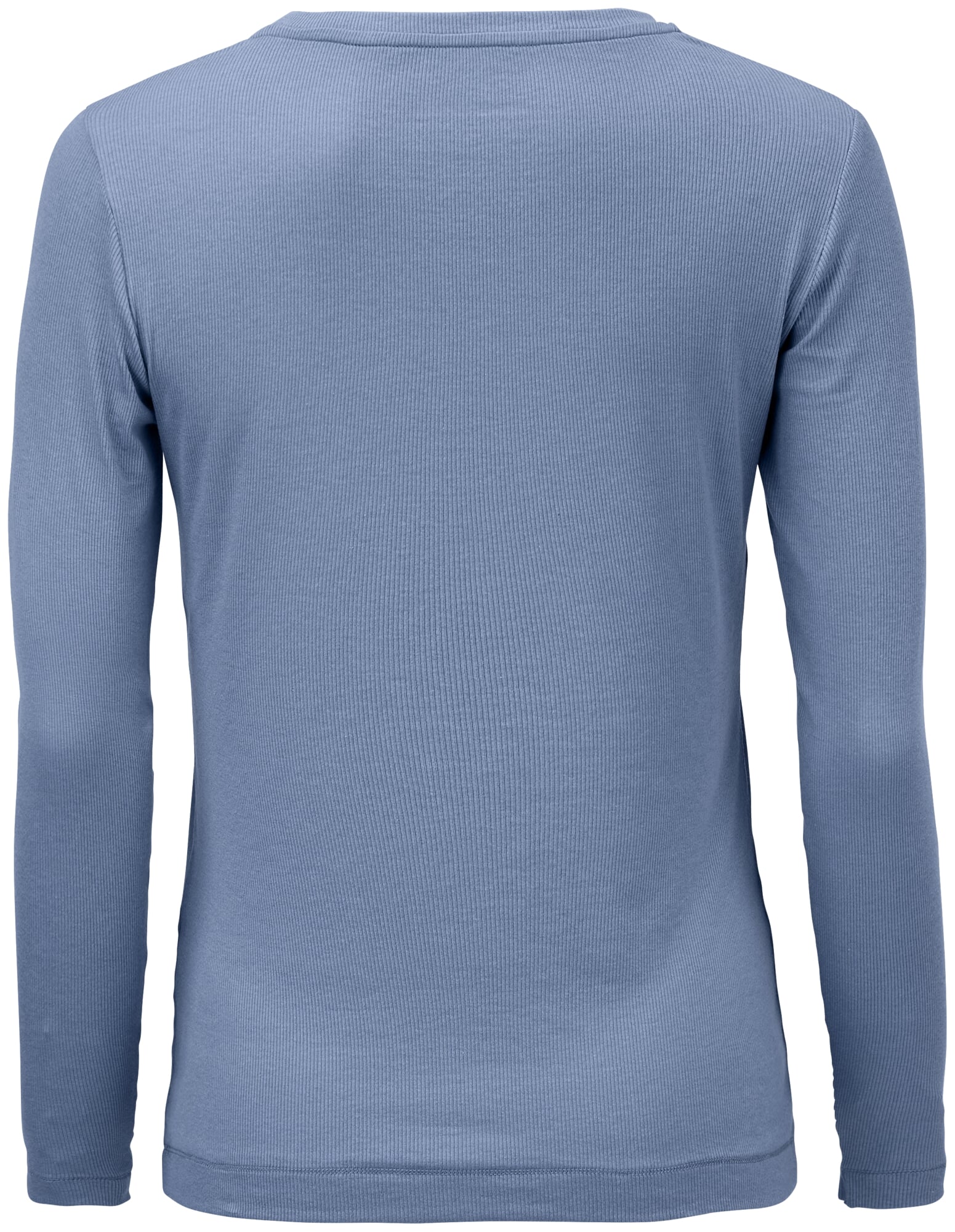 Ladies' ribbed shirt, Bluegrey | Manufactum