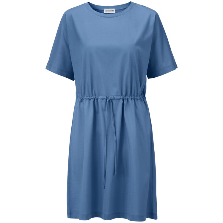 Ladies jersey dress, Medium blue
