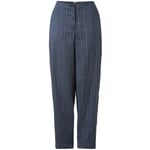 Damenhose gestreift Denim