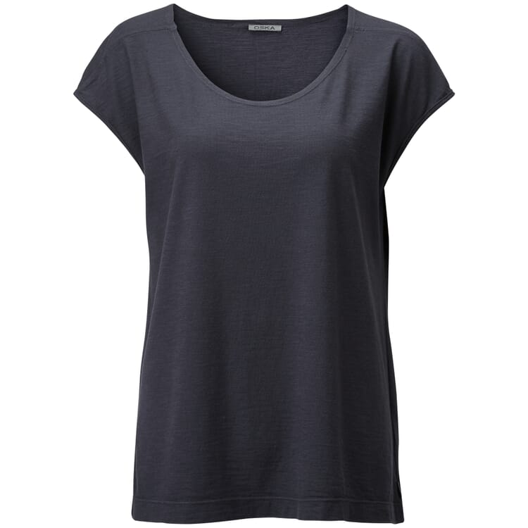 Damen-T-Shirt ärmellos, Dunkelblau