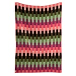 Blanket Åsmund Bold Colours Pink-Green