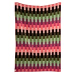 Blanket Åsmund Bold Pink-Green