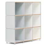Shelving system 1Hoch3 - panel element, simple 1 piece