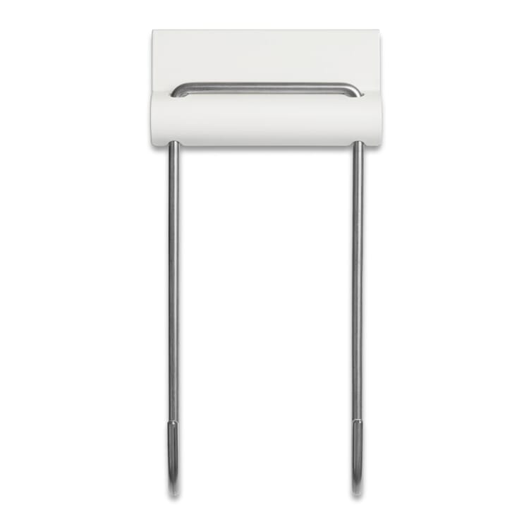 Gancho para puerta Louis 20, RAL 9010 Blanco puro