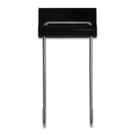 Door hook Louis 40 RAL 7021 Black grey