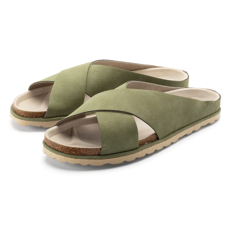 Ladies' slipper vegan, Light green