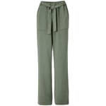 Ladies trousers tie belt Olive