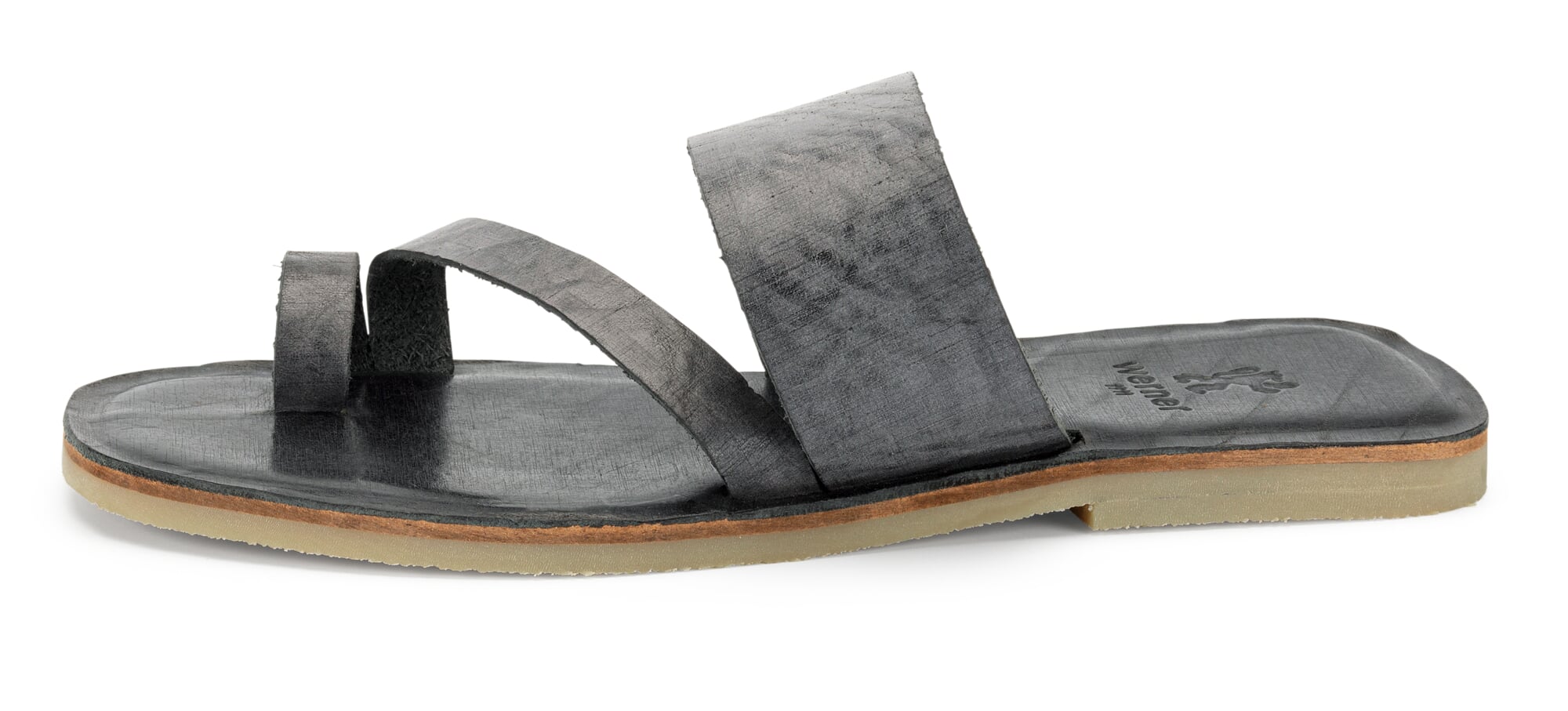 Leren muiltjes voor dames, Grijs | Manufactum