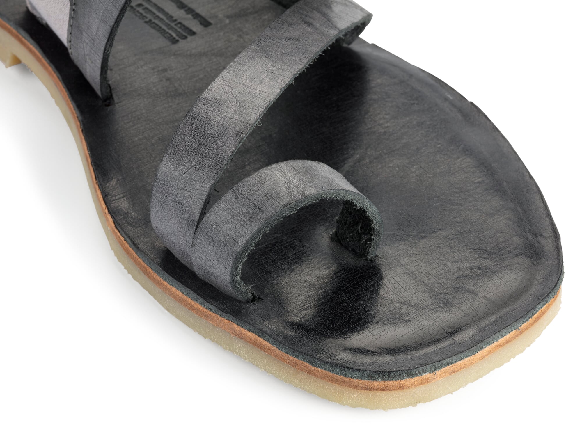 Leren muiltjes voor dames, Grijs | Manufactum