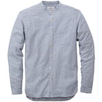 Men's shirt seersucker Light blue