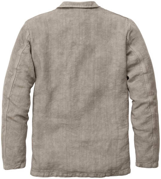 Herrenjacke Leinen Taupe