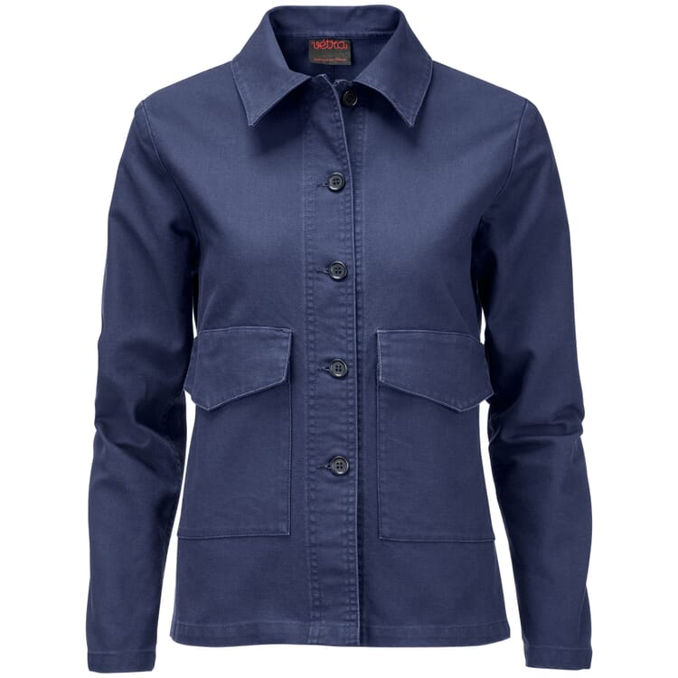 Women's Cotton Jacket, Dark blue