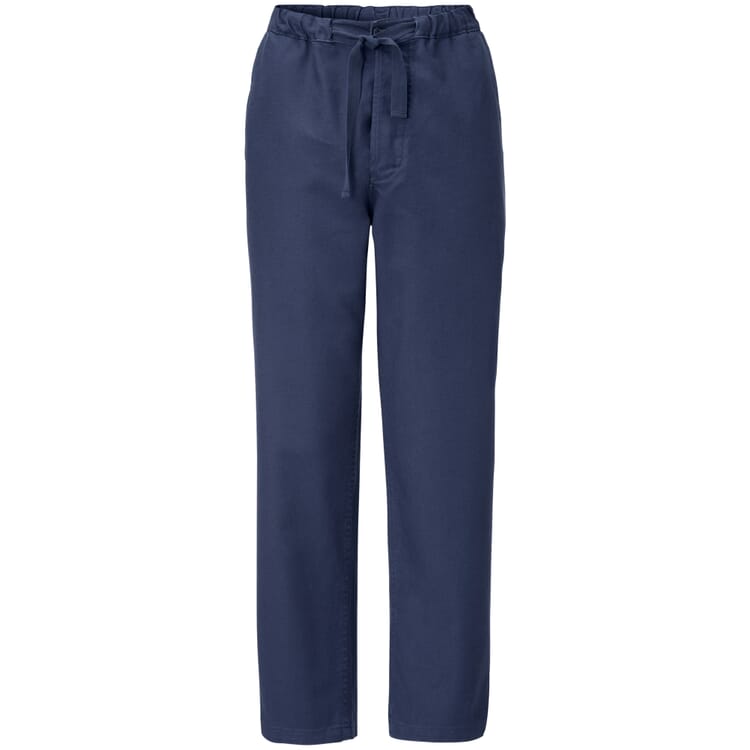 Ladies' cotton pants, Dark blue