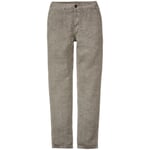 Men's Trousers Made of Linen Taupe