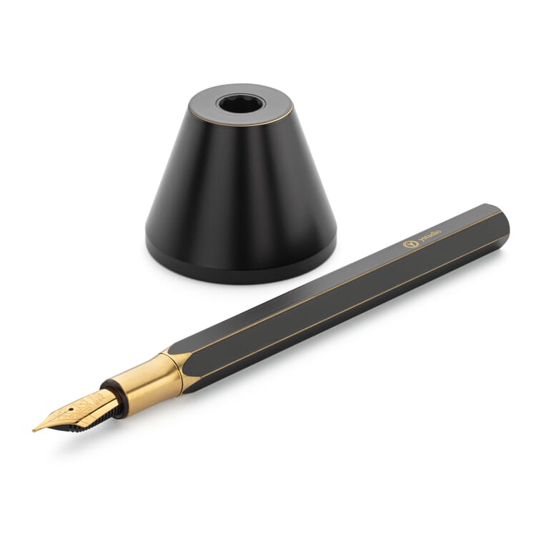 Desk fountain pen, Brass