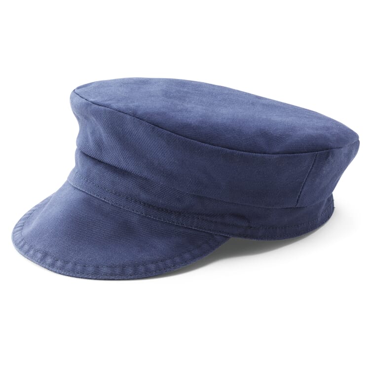 Casquette en coton unisexe, Bleu foncé