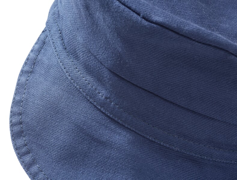 Cappellino unisex in cotone Blu scuro, Detailsicht
