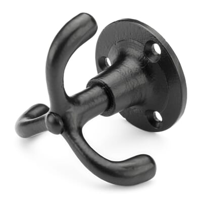 Cast-Iron Swivel Hook with Oval Back Plate