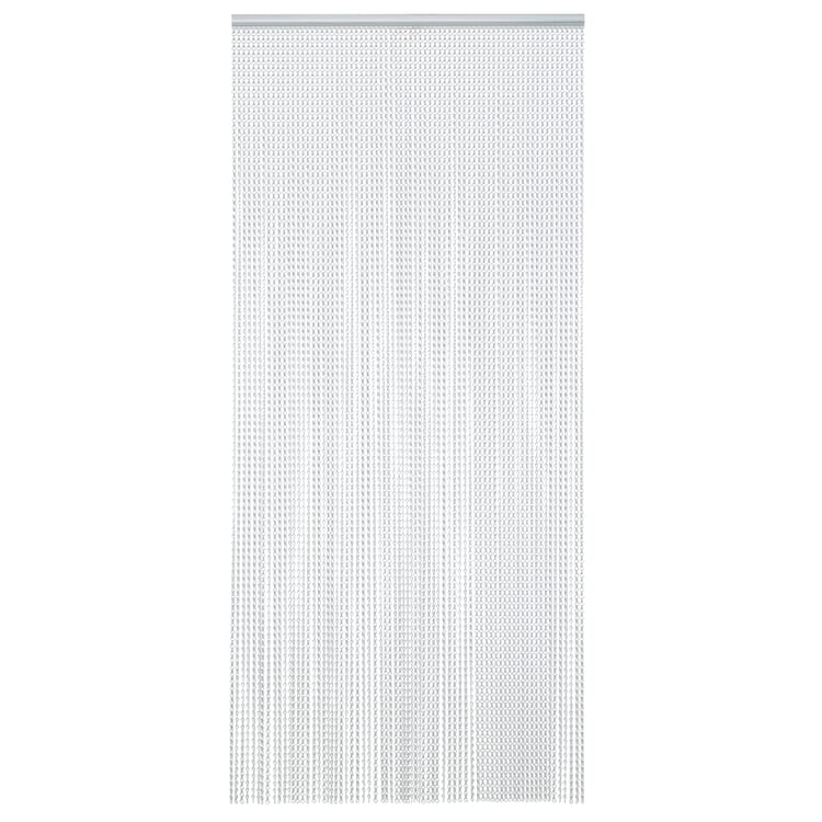 Fly curtain aluminum, Silver-Coloured