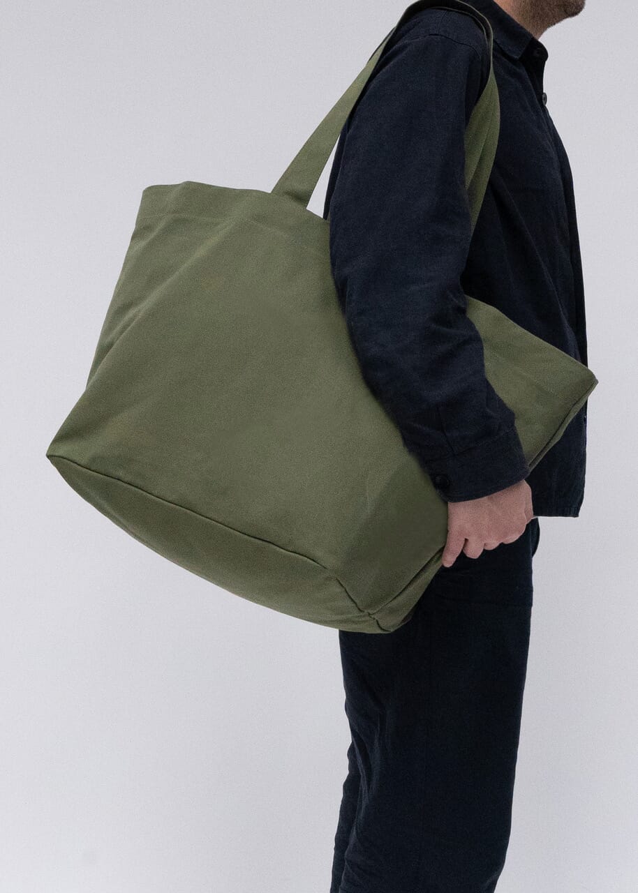 Market shopper XXL, Olive cognac | Manufactum