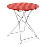Elephant balcony table Red lacquered