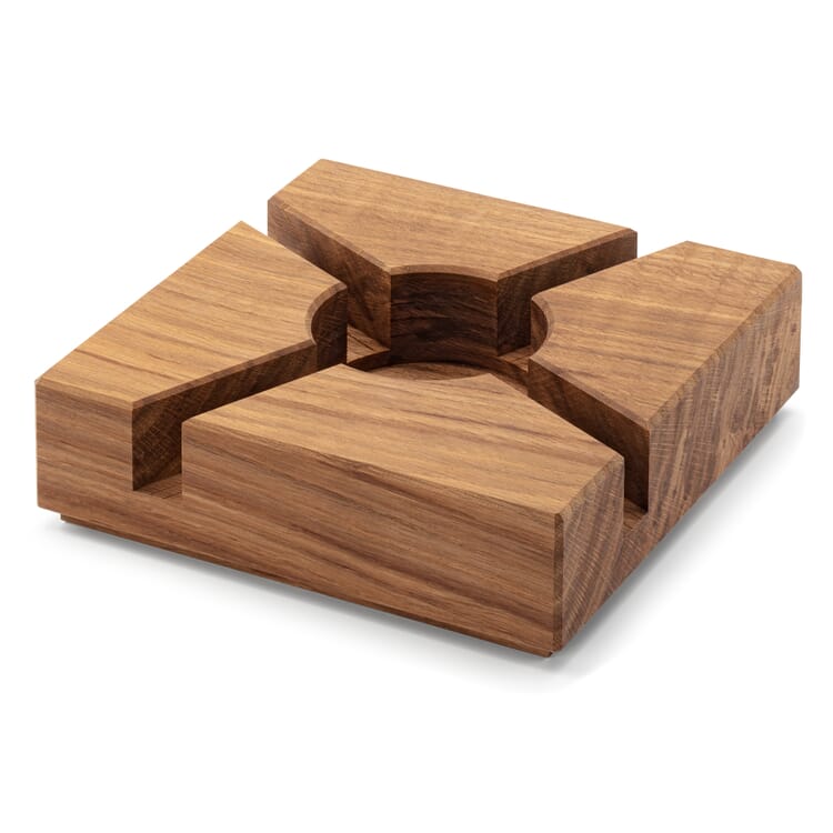 Tepotte af eg, 20 × 20 cm