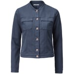 Ladies jacket structure Dark blue