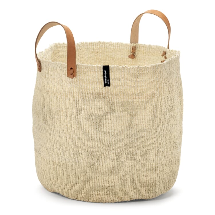 Cesto in sisal", Naturale