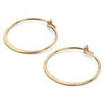 Creole-flad i satin Guld