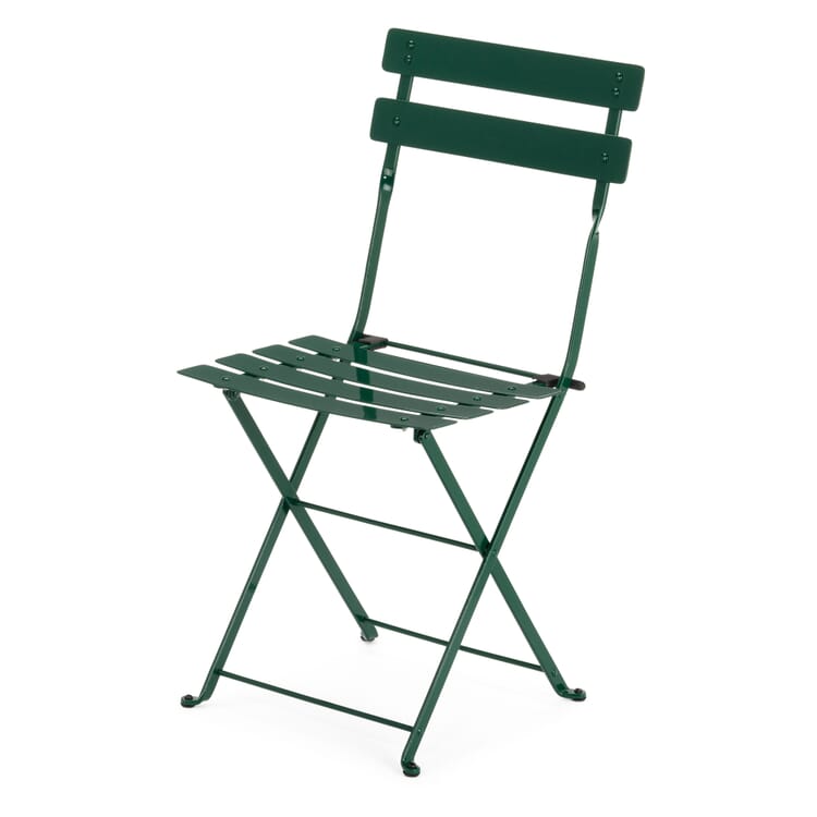 Folding chair steel, Dark green