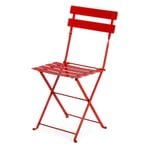 Steel folding chair Red