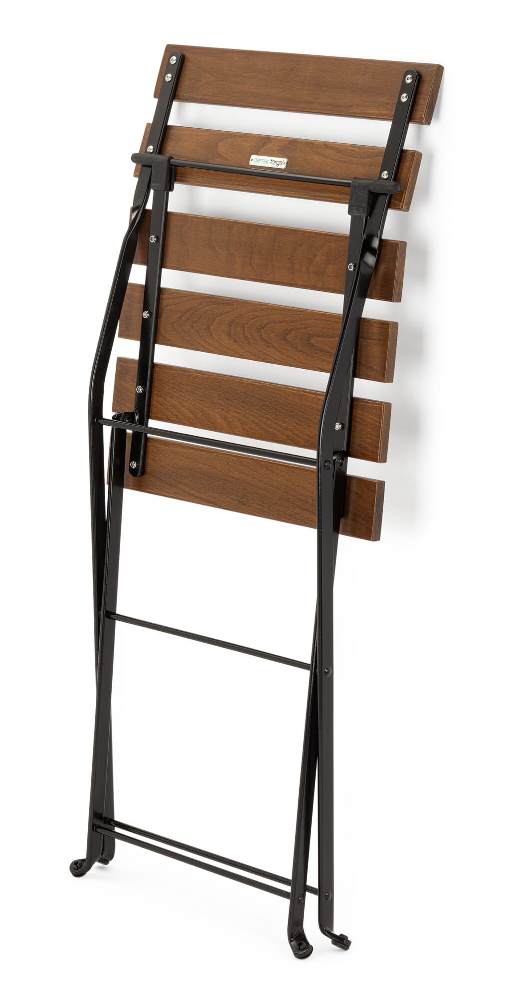 Folding chair steel with wooden support, Brown | Manufactum