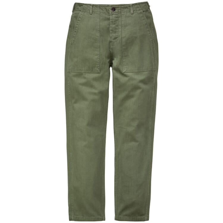Pantaloni da uomo in cotone 1962, Oliva