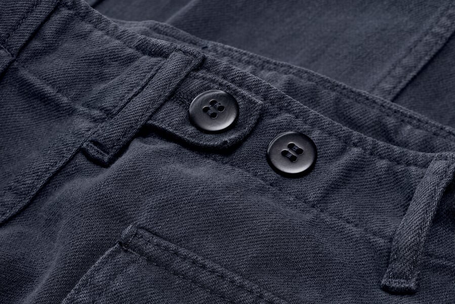 Pantalon en coton pour homme 1962 Bleu marine, vue détaillée
