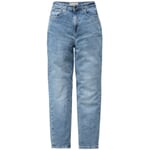 Ladies Jeans Tapered Stretch Medium blue
