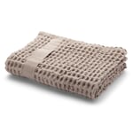 Serviette piquée gaufrée Sable Serviette de bain