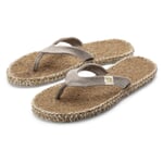 Unisex-tåseparator i naturfiber Taupe